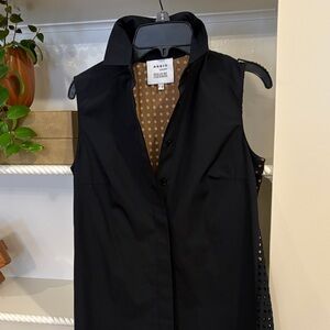 Akris Punto Black Sleeveless Top